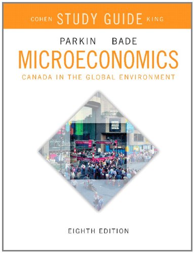 Beispielbild fr Study Guide for Microeconomics : Canada in the Global Environment zum Verkauf von Better World Books