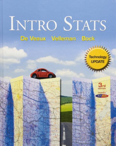 Stock image for Intro Stats Technology Update, TI-83/84 Plus and TI-89 Manual for Intro Stats, Study Guide, Solutions Manual and Video Lectures (3rd Edition) for sale by redgorillabooks