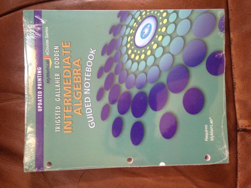 Beispielbild fr Guided Notebook for MyLab Math for Trigsted/Gallaher/Bodden Intermediate Algebra (Mymathlab Ecourse) zum Verkauf von HPB-Red
