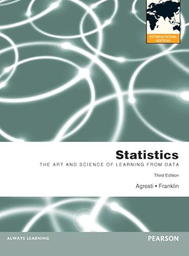 9780321805744: Statistics: The Art and Science of Learning from Data: International Edition