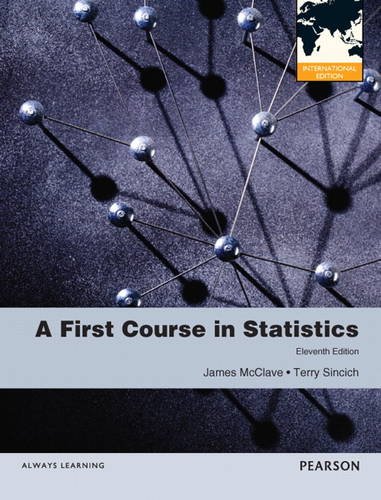 9780321807274: A First Course in Statistics: International Edition