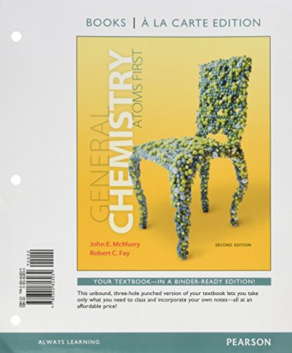 Imagen de archivo de General Chemistry: Atoms First, Books a la Carte Edition (2nd Edition) a la venta por SecondSale