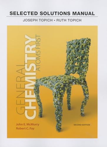 Beispielbild fr Student Solutions Manual for General Chemistry: Atoms First zum Verkauf von Bulrushed Books