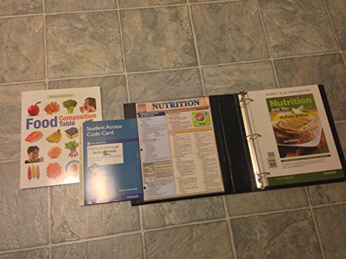 Stock image for Nutrition and You, Myplate Edition, Books a la Carte Edition for sale by Better World Books: West