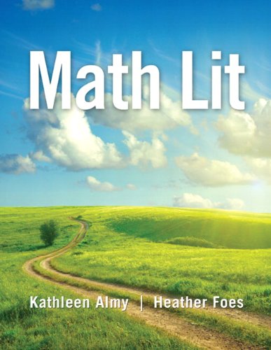 9780321818454: Math Lit: A Pathway to College Mathematics