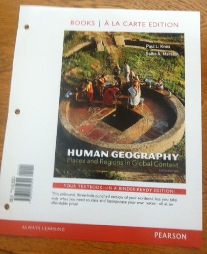 Stock image for Human Geography: Places and Regions in Global Context for sale by GoldBooks