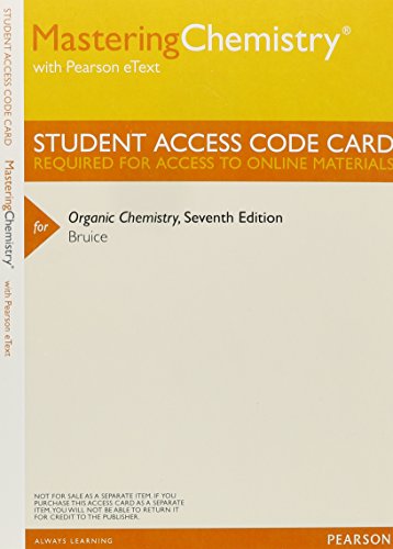 Mastering Chemistry with Pearson eText -- ValuePack Access Card -- for Organic Chemistry (ME Component) (9780321820020) by [???]