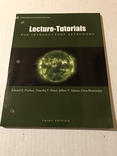 Imagen de archivo de Lecture-Tutorials for Introductory Astronomy, 3rd Edition a la venta por BooksRun