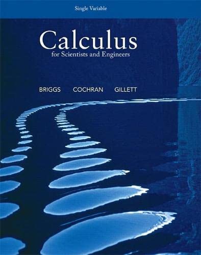 Imagen de archivo de Calculus for Scientists and Engineers, Single Variable a la venta por Better World Books