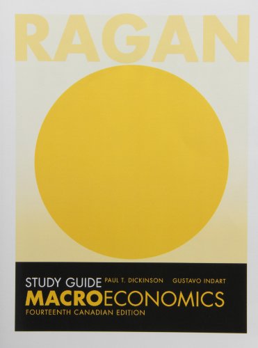 Imagen de archivo de Study Guide for Macroeconomics, Fourteenth Canadian Edition a la venta por Better World Books