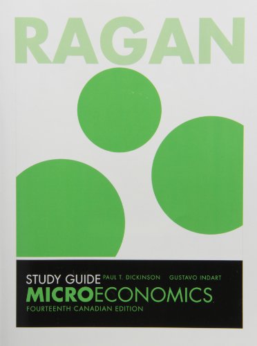 Stock image for Study Guide for Microeconomics, Fourteenth Canadian Edition for sale by Better World Books