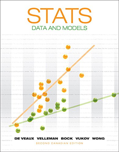 Imagen de archivo de Stats: Data and Models, Second Canadian Edition (2nd Edition) a la venta por Irish Booksellers