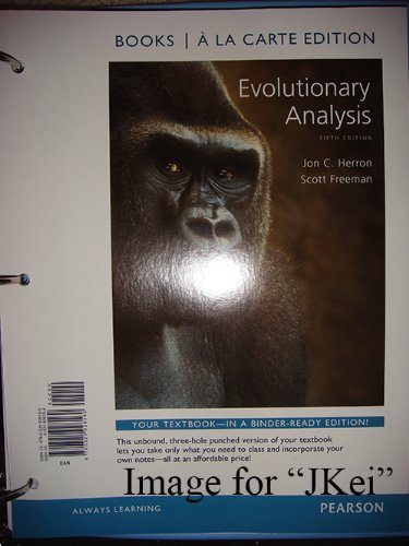 9780321828989: Evolutionary Analysis: International Edition