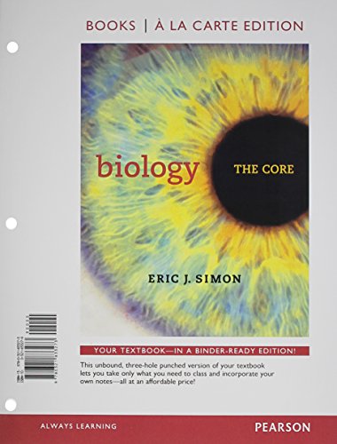 9780321833334: Biology: The Core, Books a la Carte Plus MasteringBiology with eText -- Access Card Package