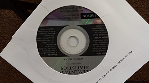 Beispielbild fr CD-ROM for Elementary Statistics zum Verkauf von BookHolders
