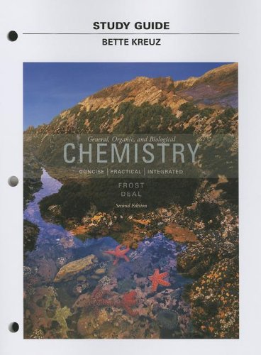 Imagen de archivo de Study Guide for General, Organic, and Biological Chemistry a la venta por Hawking Books