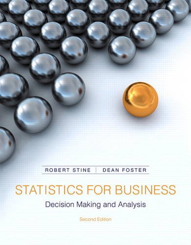 Imagen de archivo de Statistics for Business: Decision Making and Analysis (2nd Edition) a la venta por HPB-Red