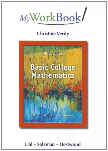 Imagen de archivo de MyWorkBook for Basic College Mathematics a la venta por SecondSale