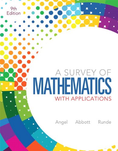 9780321837530: Survey of Mathematics with Applications, A, Plus NEW MyMathLab with Pearson eText -- Access Card Package