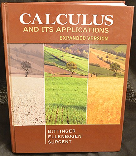 9780321838209: Calculus and Its Applications