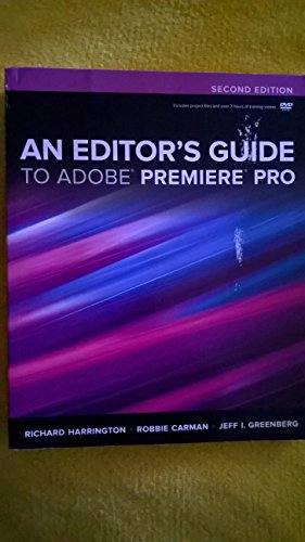 Stock image for An Editor's Guide to Adobe Premiere Pro for sale by Better World Books: West