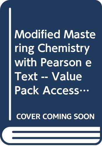 Imagen de archivo de New MasteringChemistry with Pearson Etext -- Valuepack Access Card -- for Introductory Chemistry a la venta por BookHolders