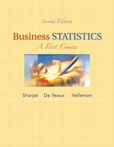9780321844507: Business Statistics: A First Course
