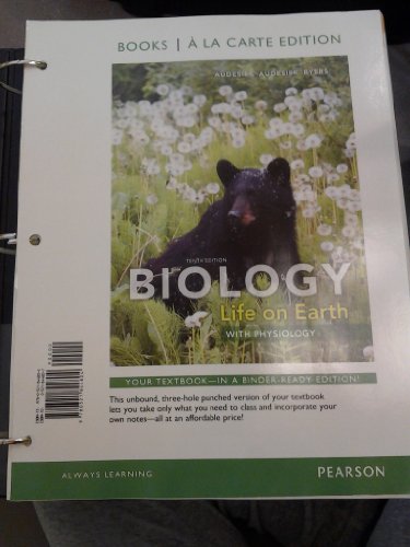 Stock image for Biology : Life on Earth with Physiology, Books a La Carte Edition for sale by Mahler Books