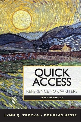 9780321846181: Quick Access: Reference for Writers + New Mycomplab Student Access Code Card