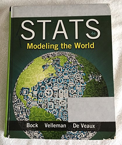 Beispielbild fr Stats : Modeling the World zum Verkauf von Better World Books