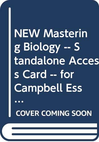 NEW MasteringBiology -- Standalone Access Card -- for Campbell Essential Biology (with Physiology chapters) (9780321856166) by [???]