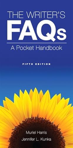 Imagen de archivo de The Writer's FAQs: A Pocket Handbook (5th Edition) a la venta por BooksRun