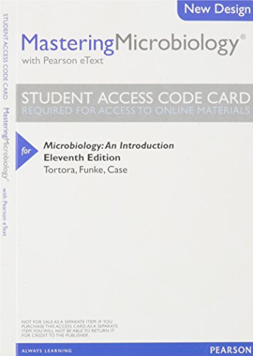 Stock image for Modified MasteringMicrobiology with Pearson eText -- ValuePack Access Card -- for Microbiology: An Introduction for sale by SecondSale