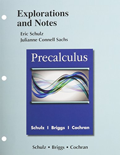 Beispielbild fr Explorations and Notes for Precalculus zum Verkauf von SecondSale