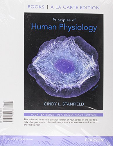 Imagen de archivo de Principles of Human Physiology, Books a la Carte Edition (5th Edition) a la venta por Ergodebooks