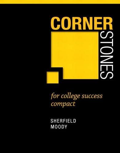 Beispielbild fr Cornerstones for College Success Compact zum Verkauf von BooksRun