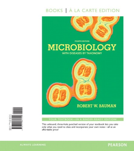 Imagen de archivo de Microbiology with Diseases by Taxonomy a la venta por BookHolders