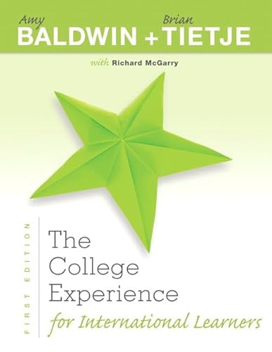 Imagen de archivo de The College Experience for International Learners (Experience Franchise) a la venta por Textbookplaza