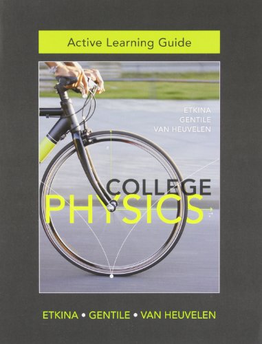 Imagen de archivo de Active Learning Guide for College Physics a la venta por Better World Books