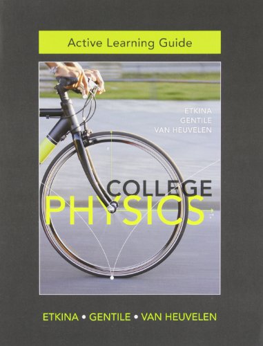 Stock image for Active Learning Guide for College Physics for sale by Better World Books