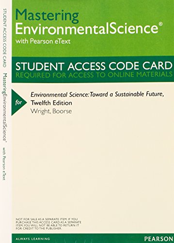 Stock image for ENVIRONMENTAL SCIENCE-ACCESS for sale by HPB-Red
