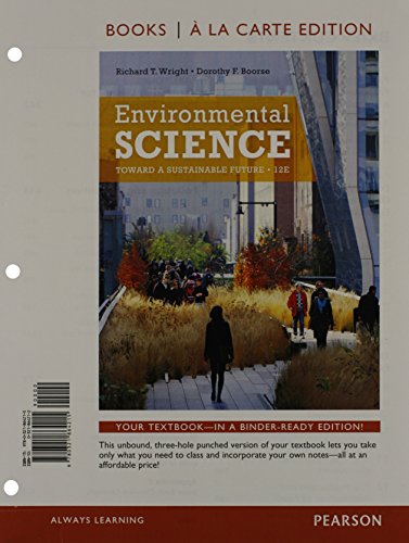 Stock image for Environmental Science: Toward a Sustainable Future, Books a la Carte Plus MasteringEnvironmentalScience with eText -- Access Card Package (12th Edition) for sale by SecondSale