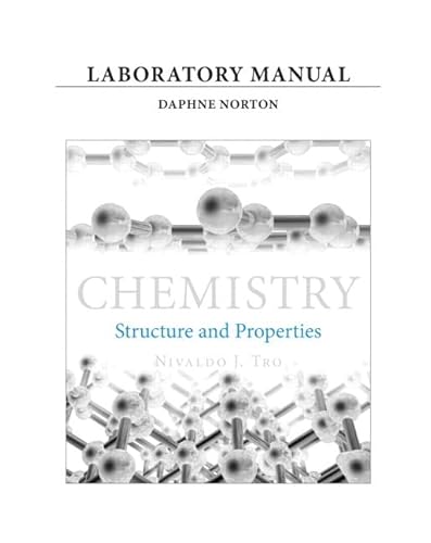 Imagen de archivo de Laboratory Manual for Chemistry: Structure and Properties a la venta por HPB-Red