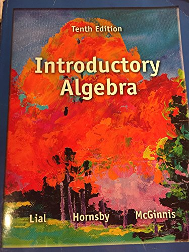 Stock image for Introductory Algebra (10th Edition) for sale by HPB-Red