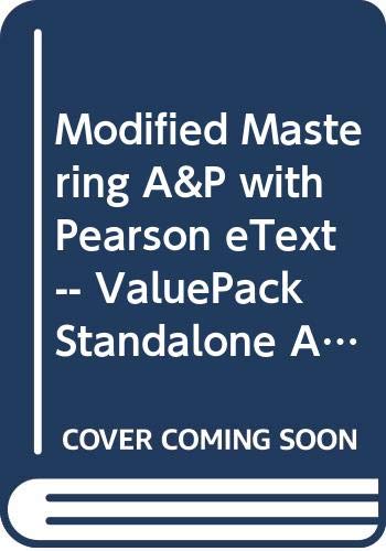 Modified MasteringA&P with Pearson eText -- ValuePack Standalone Access Card -- for Fundamentals of Anatomy & Physiology (9780321870728) by Martini, Frederic H.