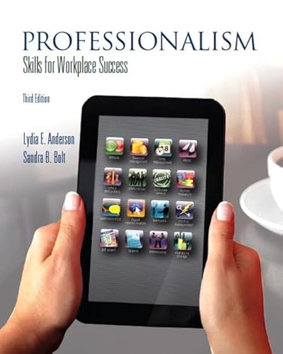 9780321871138: Professionalism: Skills for Workplace Success