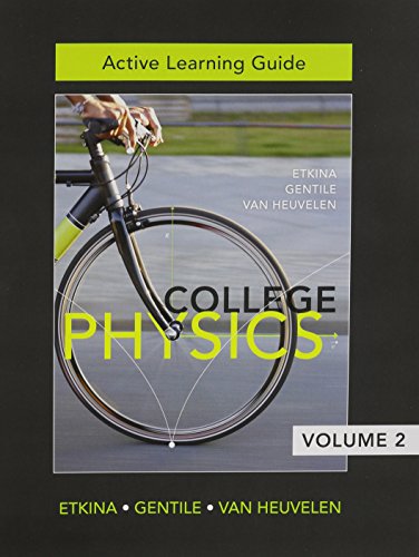 Beispielbild fr Active Learning Guide for College Physics, Vol. 2 (Chs. 14-29) zum Verkauf von HPB-Red