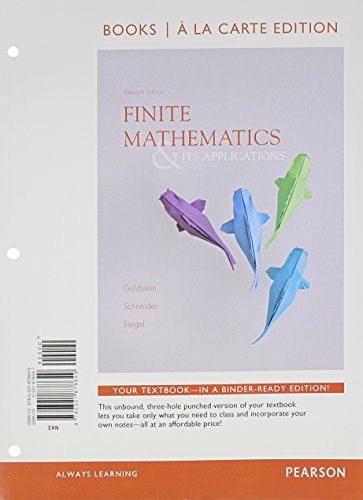 Immagine dell'editore per Finite Mathematics & Its Applications, Books a la Carte Edition venduto da SecondSale