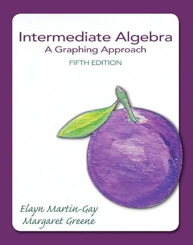 Stock image for Intermediate Algebra: A Graphing Approach (5th Edition) (The Martin-Gay Developmental Algebra Series (hardbacks)) for sale by BooksRun