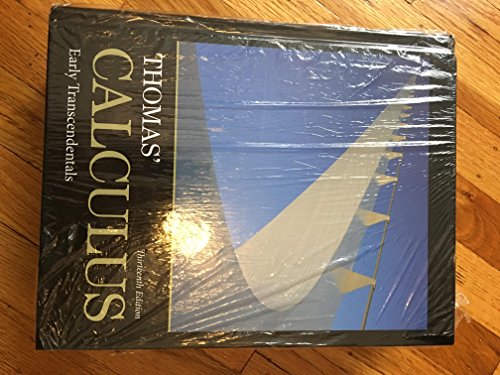 Stock image for Thomas' Calculus: Early Transcendentals ; 9780321884077 ; 0321884078 for sale by APlus Textbooks